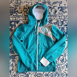 Volcom ladies zip up hoodie size medium